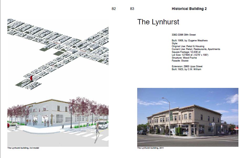 Report page showing North Park Historic Building 2