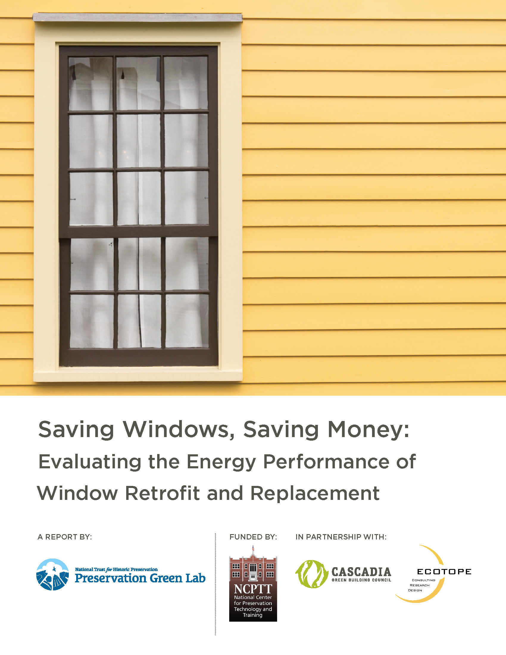 Report cover of Saving Windows, Saving Money