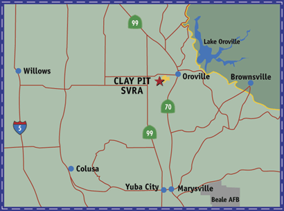 Clay Pit SVRA Location Map