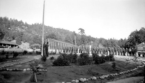 Taps at Mount San Jacinto CCC camp, 1935