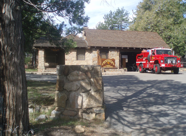 Cuyamaca Rancho State Park firehouse in 2008, built by CCC in 1930s