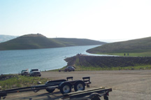 Boat Ramp Area at San Luis Reservoir