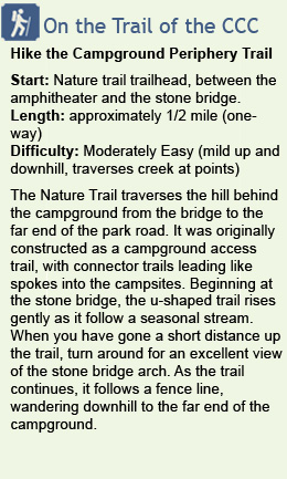 Description of hike on Idyllwild campground nature trail