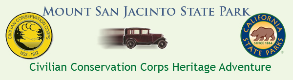 Banner, Mt. San Jacinto CCC Heritage Tour