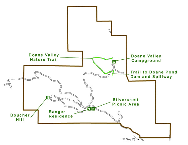 Palomar Mountain State Park CCC tour map