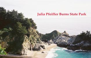 Julia Pfeiffer Burns State Underwater Park runs approximately 2.5 miles along the Big Sur coast 