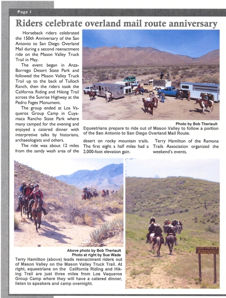 Overland Mail Mason Valley Truck Trail Article