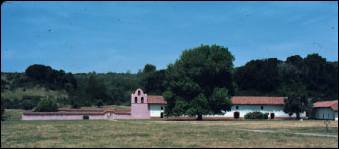 La Purisima Mission church and cemetery