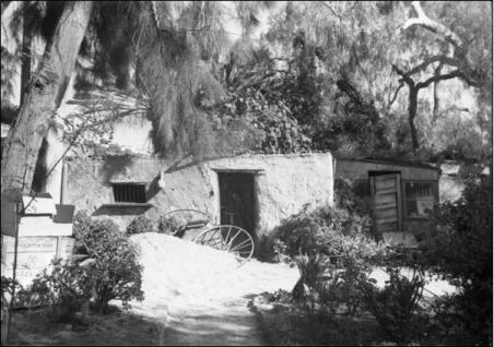 Figure 4, Tool House of Casa de Estudillo in 1966. Photo courtesy of San Diego Historical Society