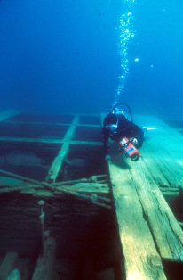 Emerald Bay has had some of the most extensive underwater archaeological research in the state