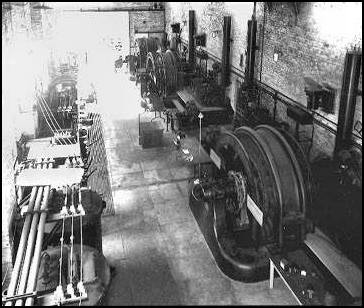 Interior view of Powerhouse, looking north