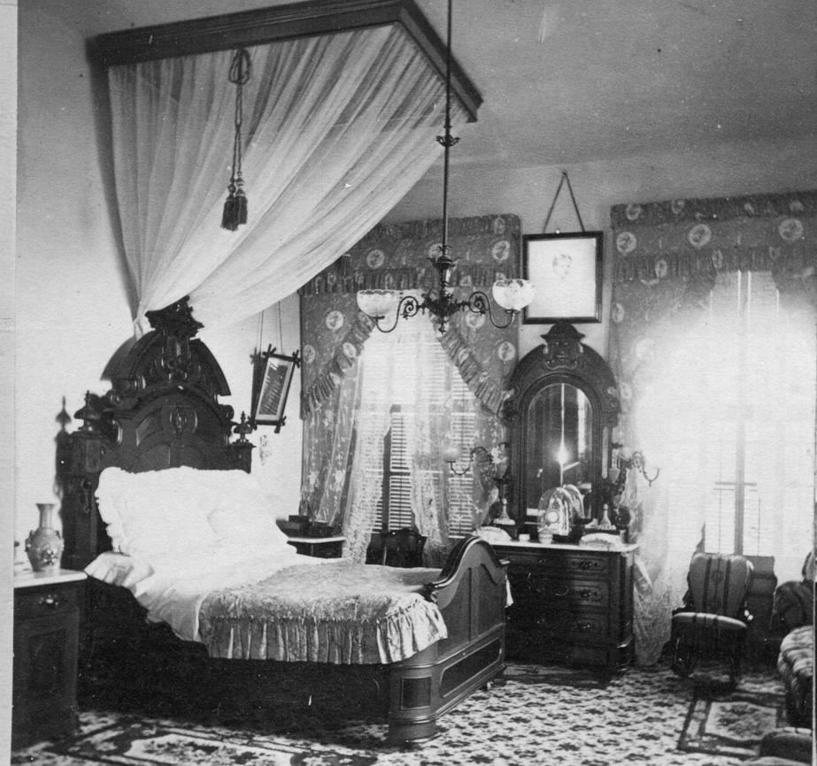Jane Stanford's Bedroom (Photo Courtesy of Stanford University Archives)