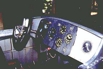 The Mercury's instrument panel looked more like an airplane than a boat. It was powered by a  V-12 that produced 625 horsepower.