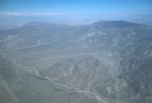 Mine Wash and adjoining drainages terminate at San Felipe Wash, a major drainage running out of the desert foothills toward the Salton Basin (Figure 2).
