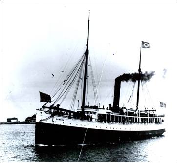 SS Pomona prior to shipwreck