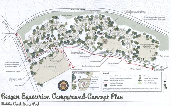 Proposed Ronald Reagan Equestrian Campground Concept Plan