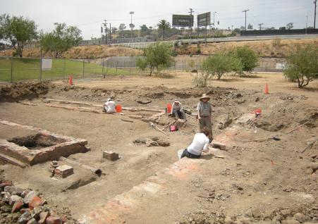 Excavations at Roundhouse site in June 2010.
