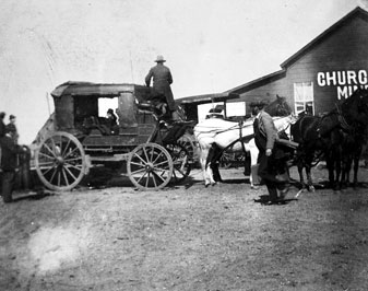 Stagecoach at Milton, California