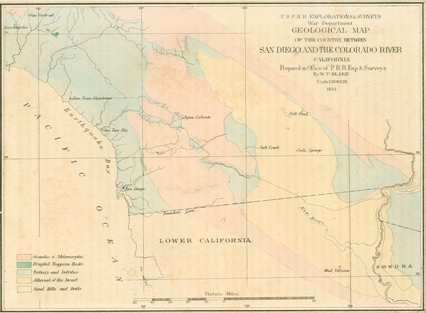 San Diego and Colorado River map