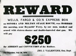 Wells Fargo Reward Poster