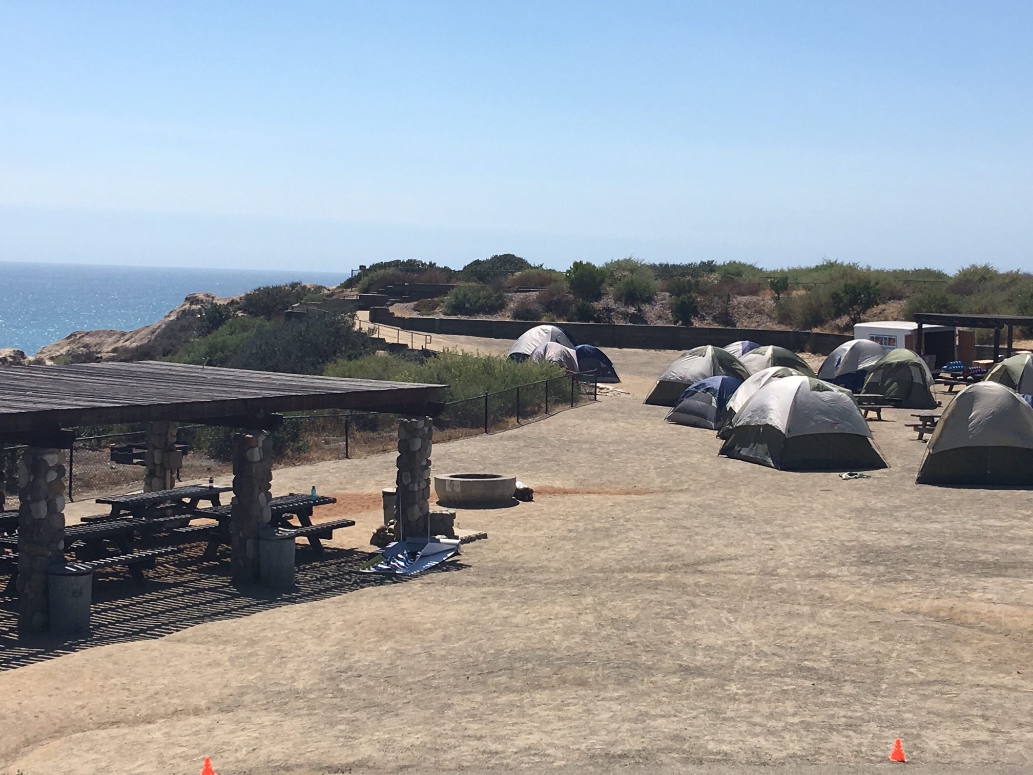 camping at San Clemente