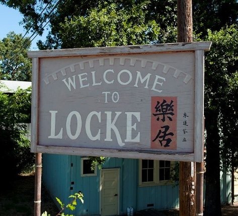 Locke town sign