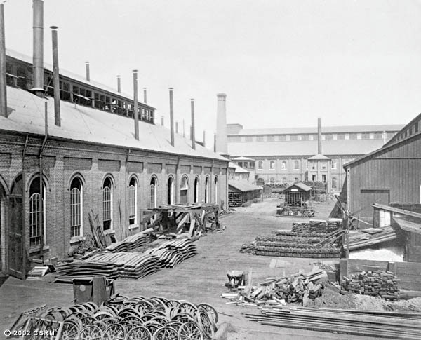 Central Pacific shops, circa 1870s (CSRM)