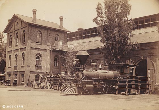Mid-1890s view of Erecting Shop and Office Building