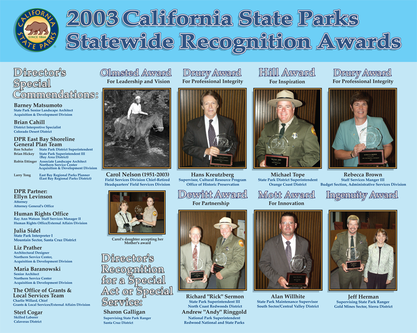2002 Awards (click to enlarge)