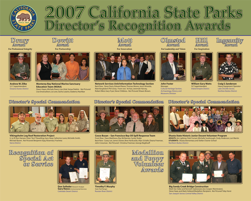 2007 Awards (click to enlarge)