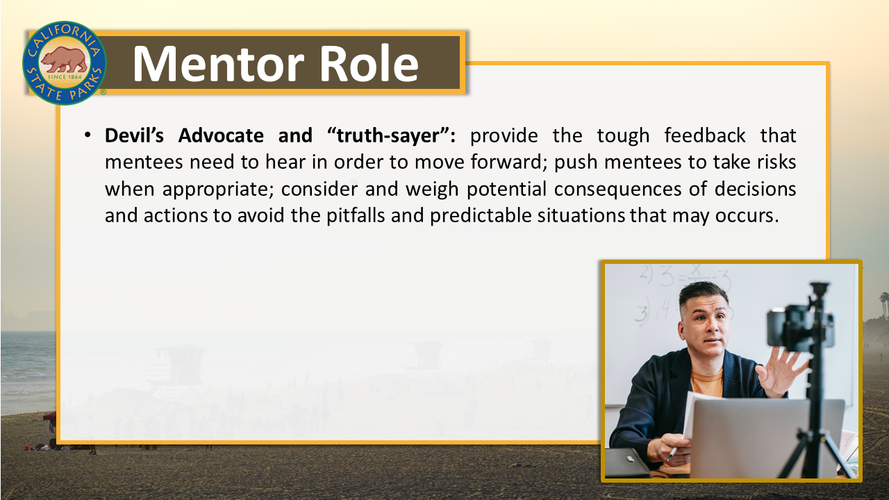 Mentor Role cont.