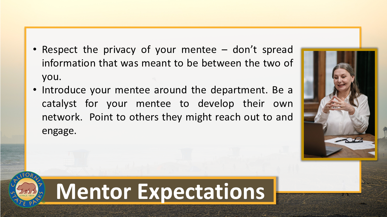 Mentor Expectations cont.