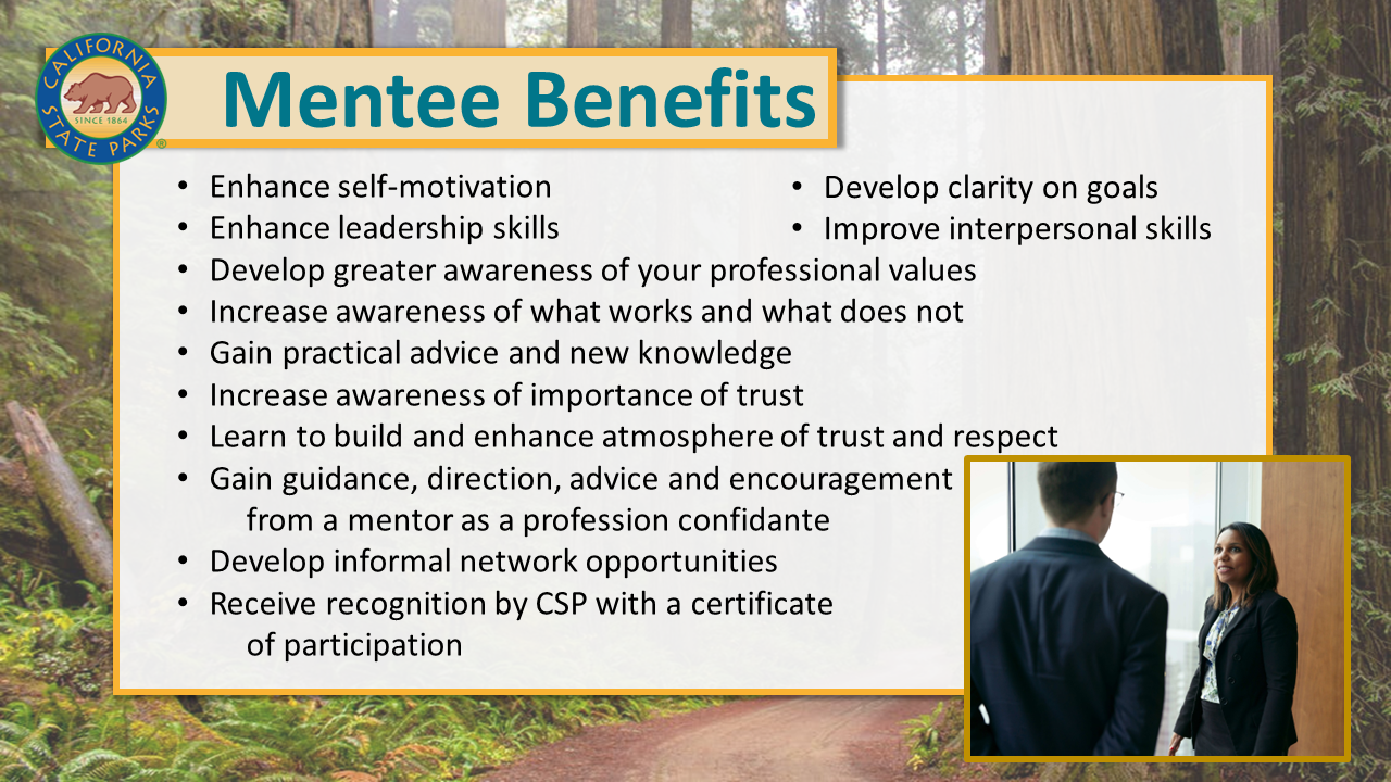 Mentee Benefits