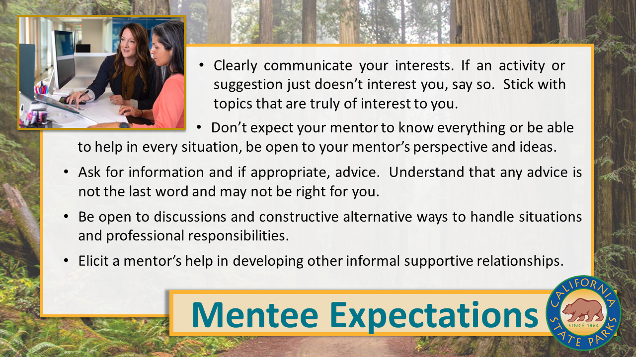 Mentee Expectations cont.