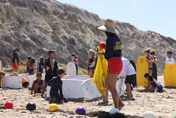 Jr. Lifeguard Beach Activity