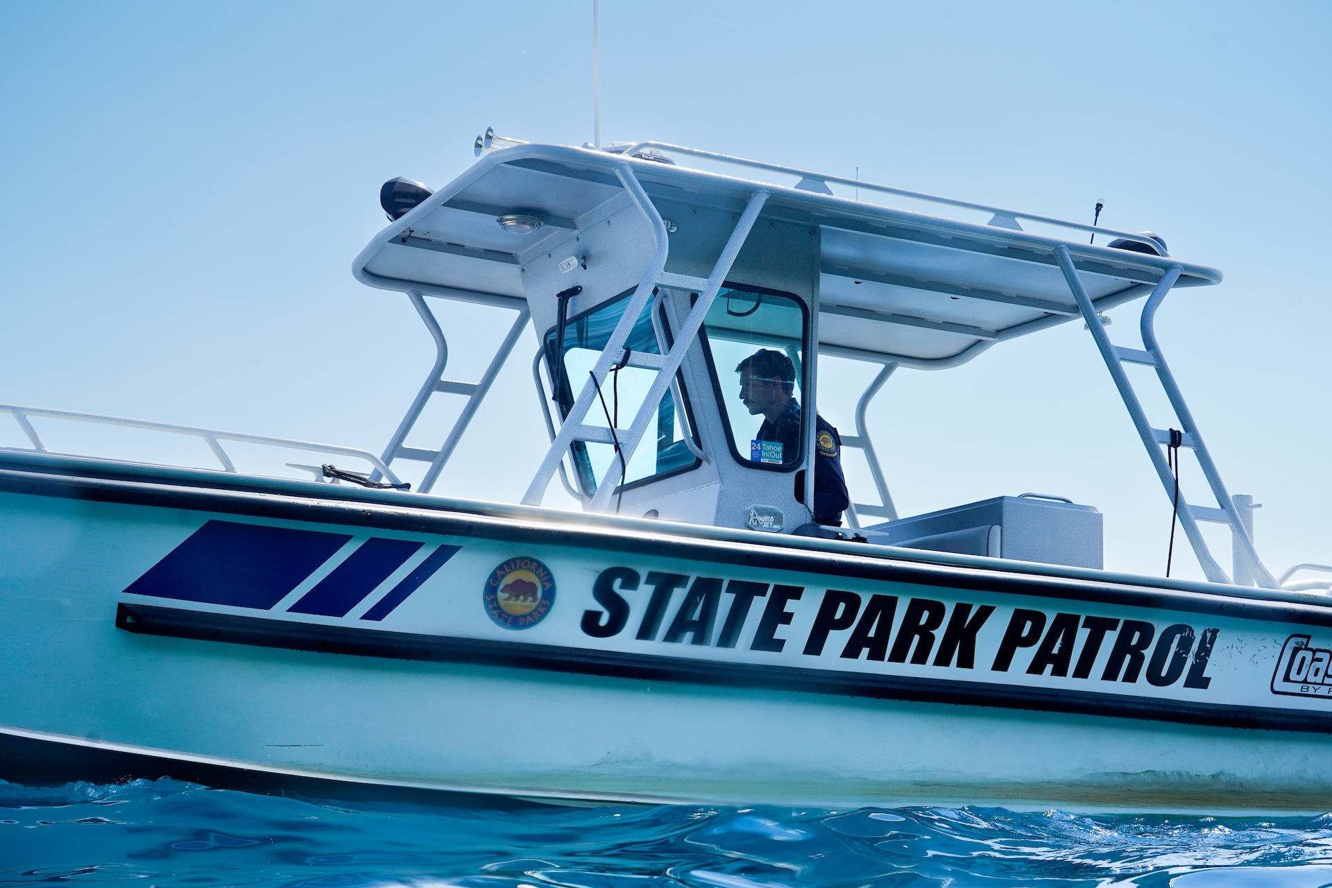 State Parks Patrol on Boat