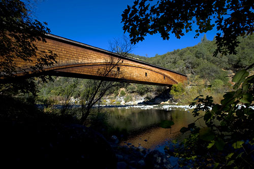 South Yuba River Covered Bridge Image