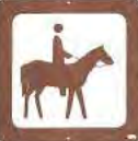 An equestrian sign