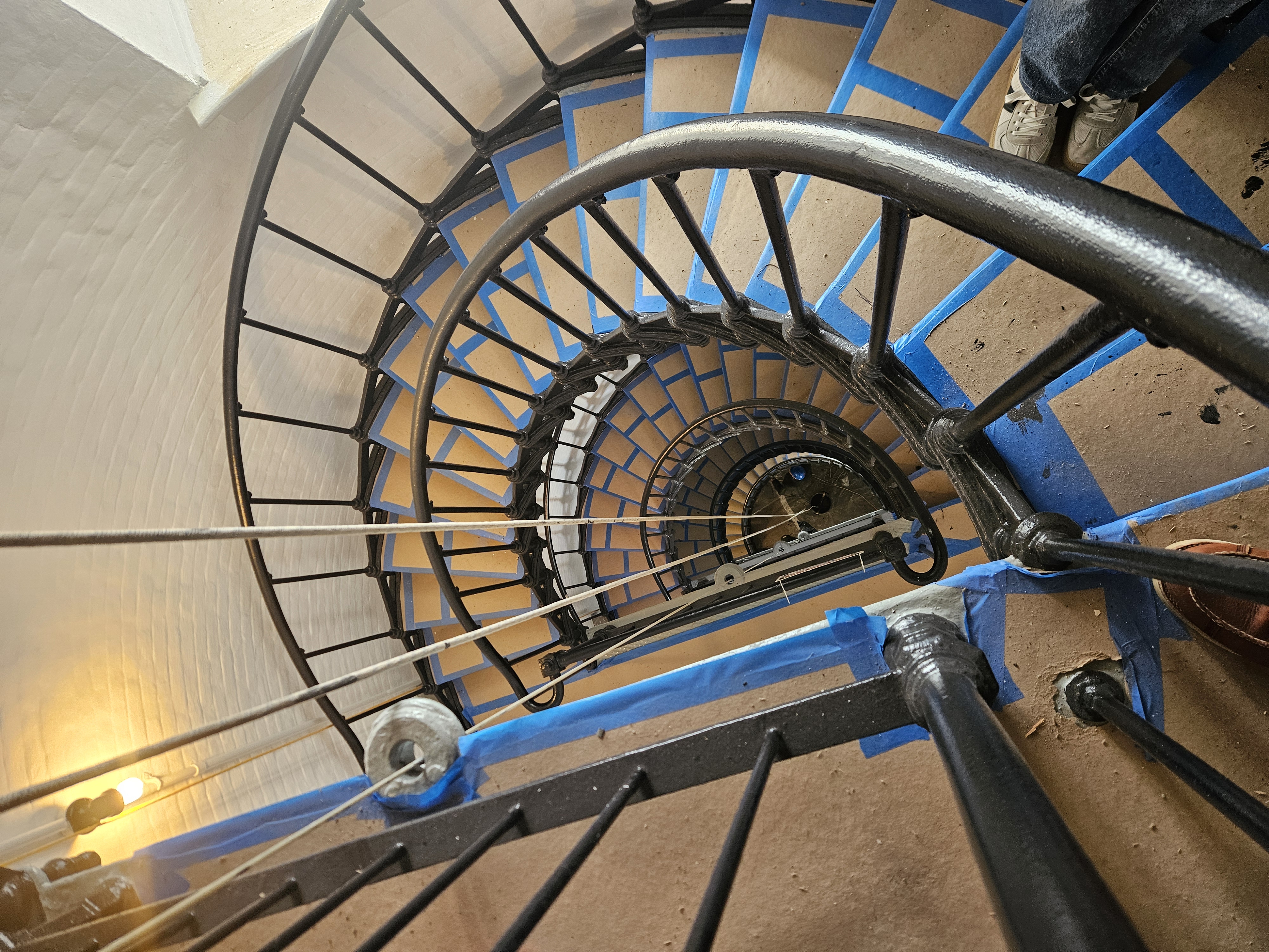 Tower Stairs During Restoration - Winter 2025