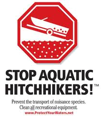 Stop Aquatic Hitchhikers Logo