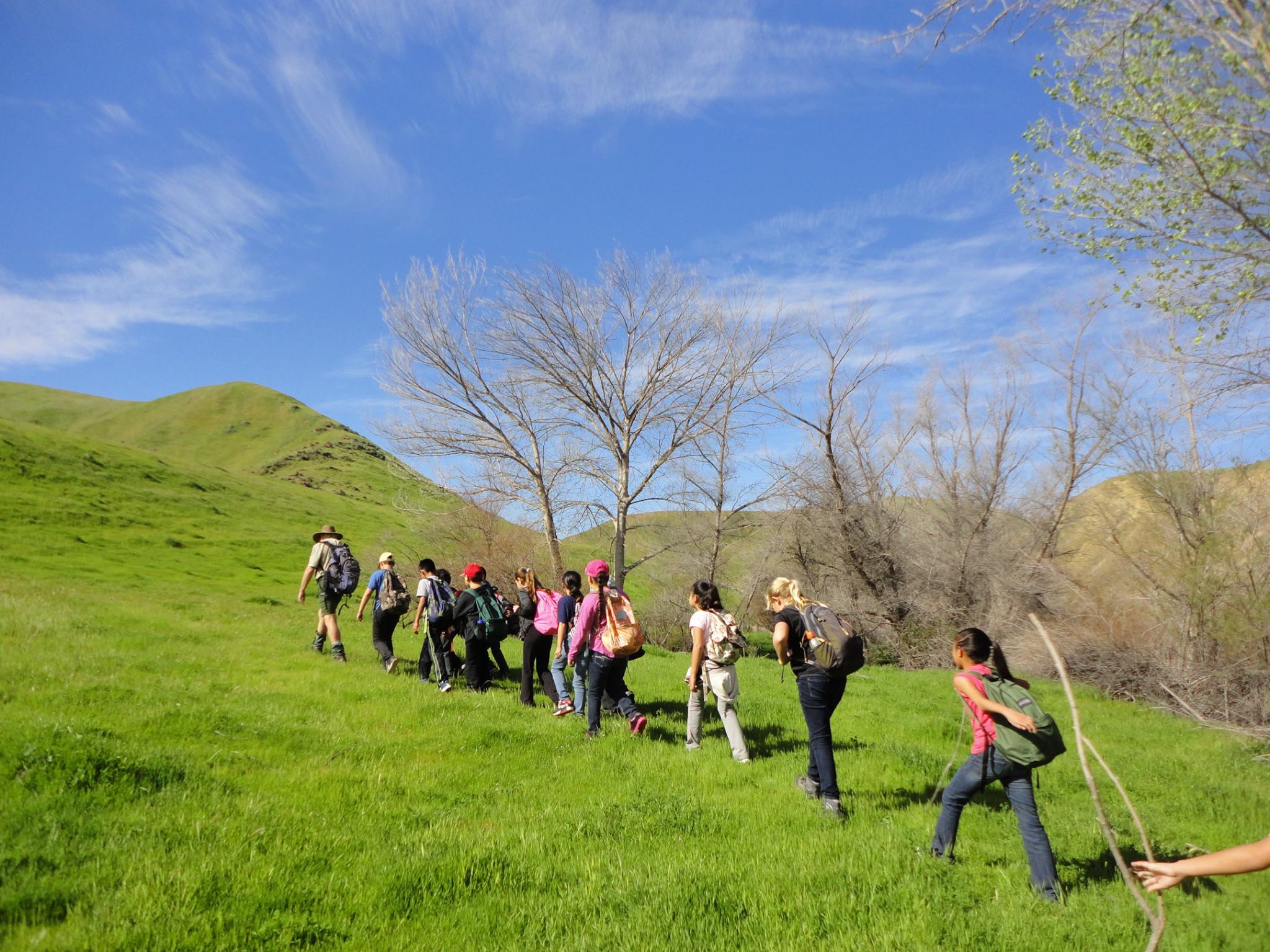 Hiking at Pacheco State Park