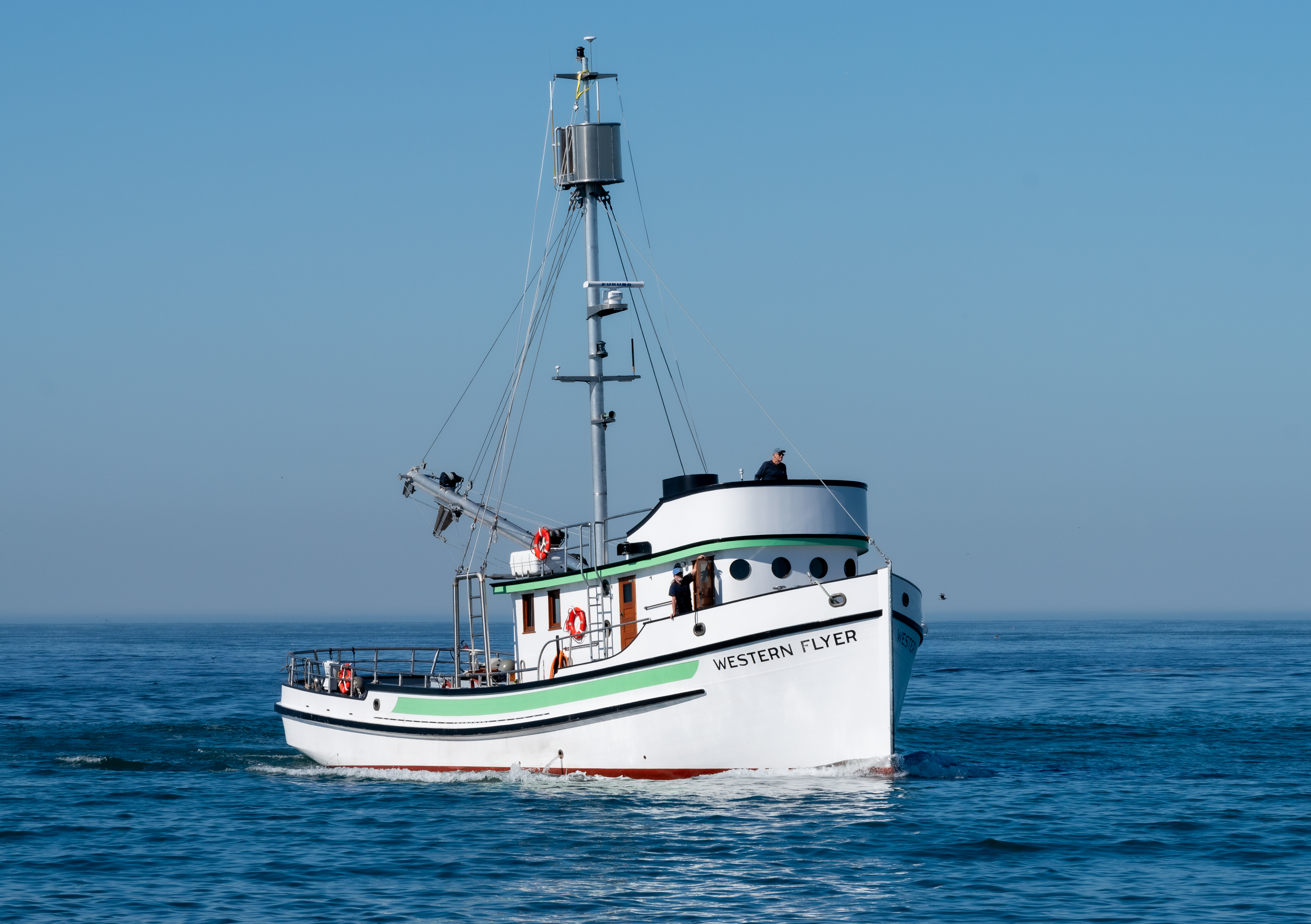 Historic Western Flyer Fishing Boat coming home to Monterey
