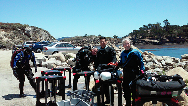 Divers at Whaler's Cove