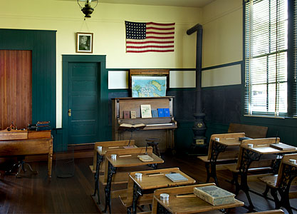Allensworth Schoolhouse Interior