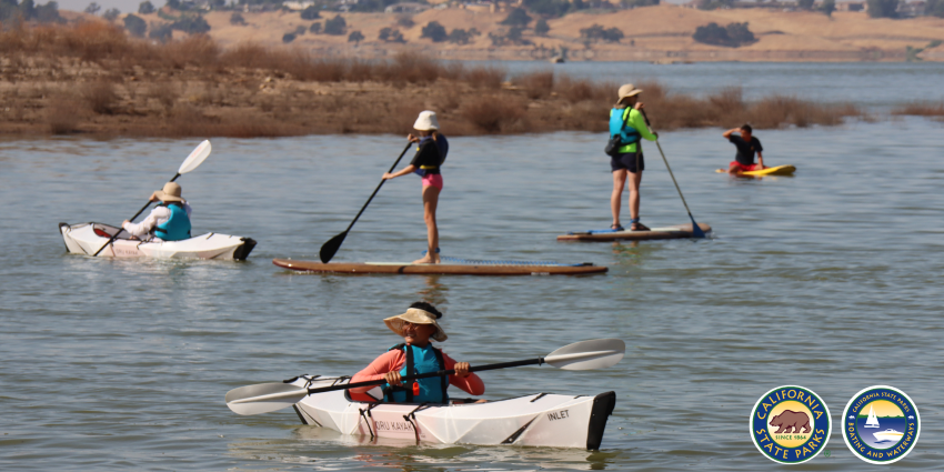 Millerton Lake SRA Paddle Sports Program Banner