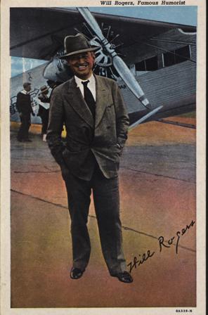 Will Rogers, Famous Humorist