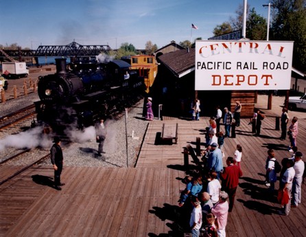 Central Pacific Depot in Old Sacramento
