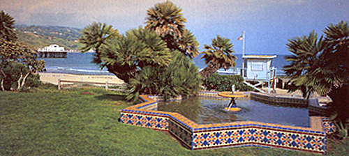 The Star Fountain at the Adamson House is detailed with world famous Malibu Tile.