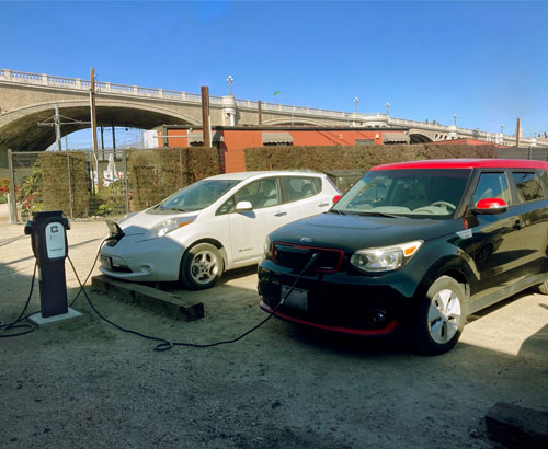 EV Station at LA SHP