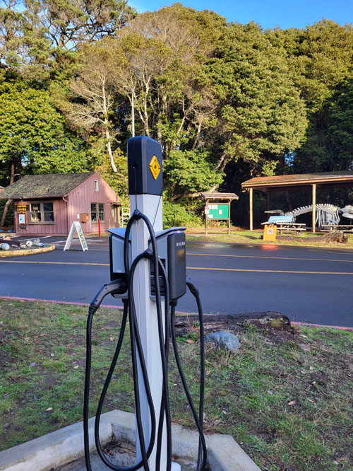 Ev Station at MacKerricher SP